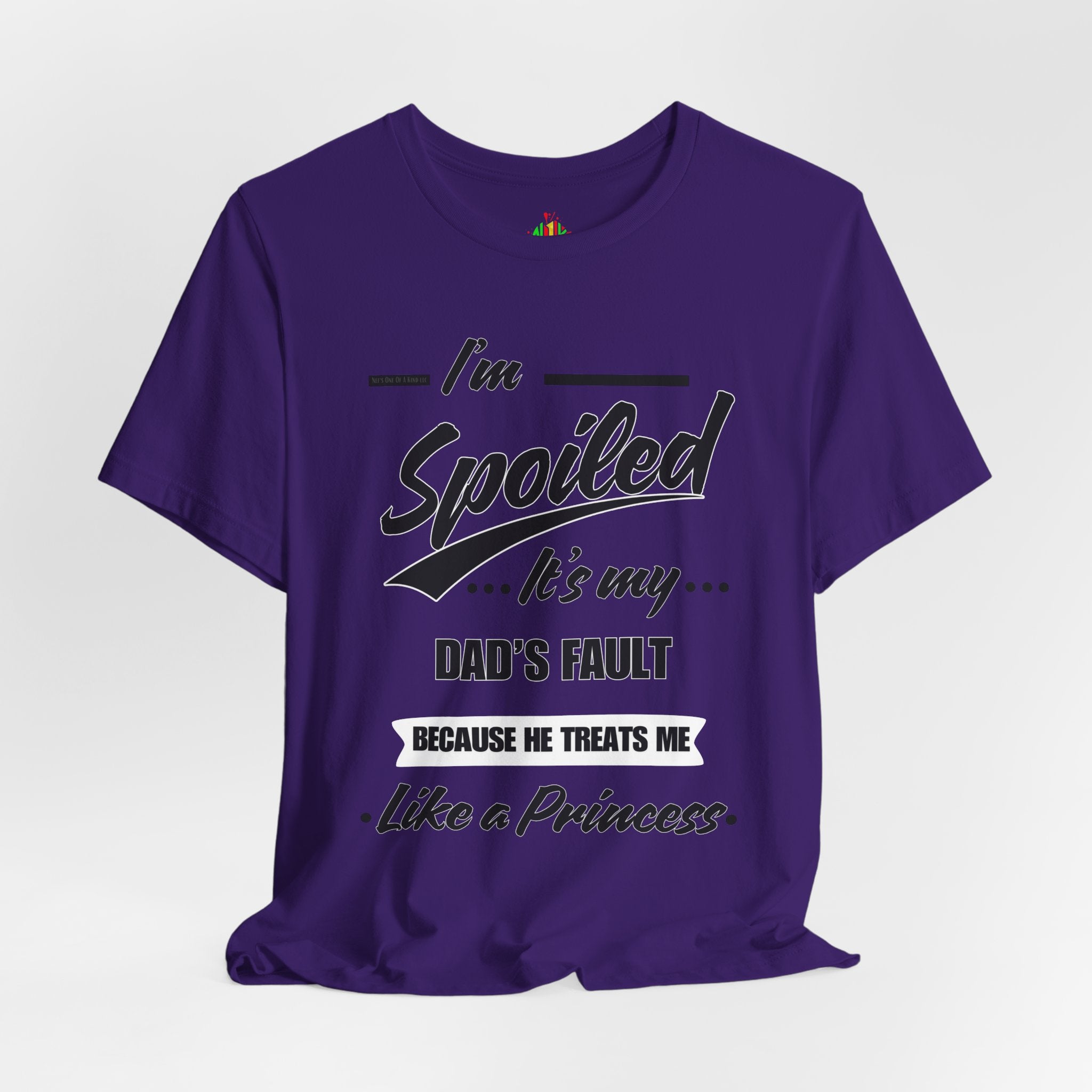 Spoiled Princess T-Shirt - Perfect Gift for Dads, Birthday and Celebration